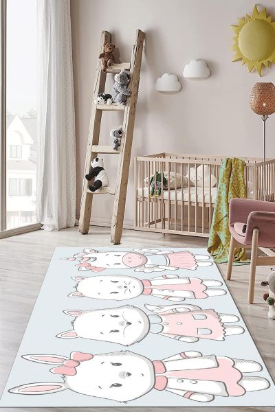 Birkilim Yıkanabilir Dekoratif Halı İpeksi Kaymaz Taban | MLN-IP-HP-709