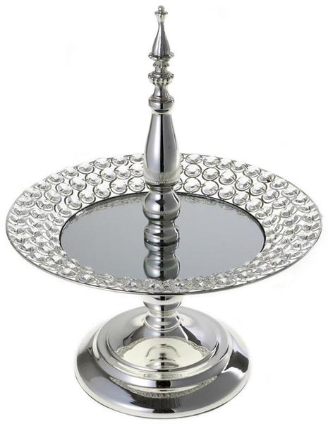 Çınar Kurabiyelik Kristal İşlemeli | Gümüş