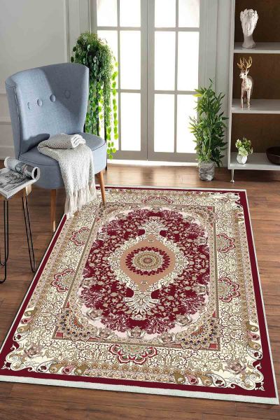 Birkilim Yıkanabilir Dekoratif Halı İpeksi Kaymaz Taban | MLN-IP-HK-096