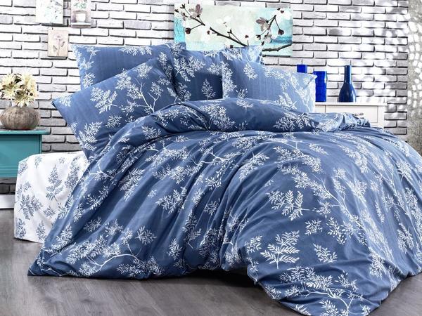 Ensemble housse de couette double automne Dowry Lands Bleu