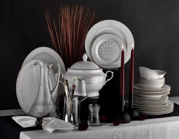 Neva Elegance | 60 Parça | 12 Kişilik | Yuvarlak | Yemek Takımı | N2628