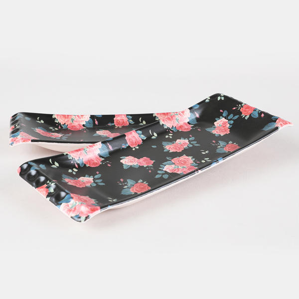 Black Rose Kayak Plate 33 cm 2 Stück - 18229 | Keramika