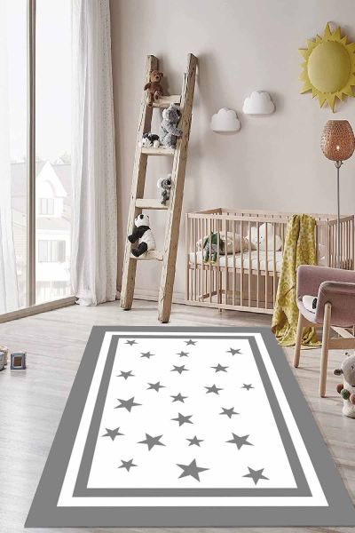 Birkilim Yıkanabilir İpeksi Kaymaz Taban Çocuk Odası Halısı | MLN-IP-HT-1197