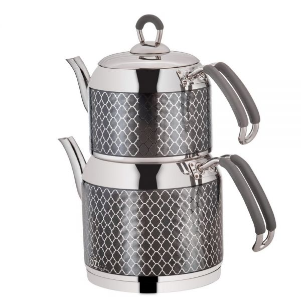 Öz Life | Hüma Gri Çaydanlık 1200-1600 ml