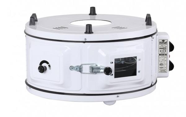 İtimat Büyük Boy Termostatlı Yuvarlak Fırın | Beyaz