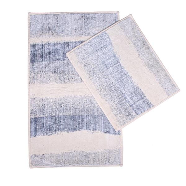 Ensemble 2 pièces en coton Minteks Safari - Turquoise ondulé