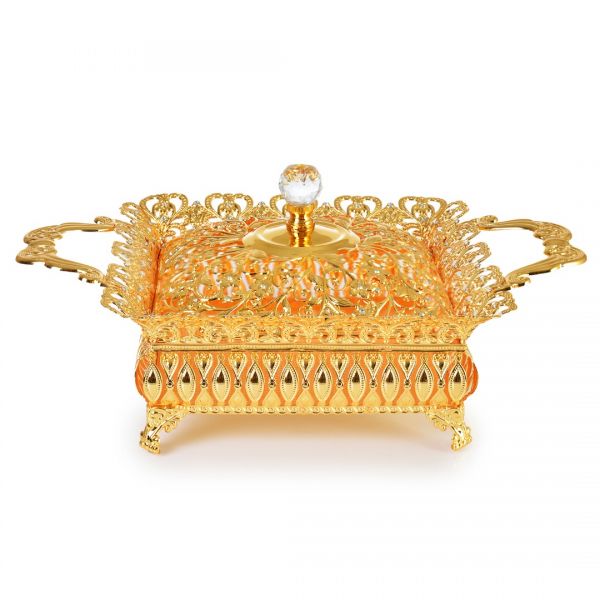 102J91338 ABDECKTE QUADRATZUCKERGOLD | SEIDE-83550