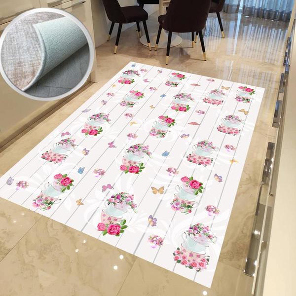 Milano Yıkanabilir Dekoratif Halı Kaymaz Taban | 8mm | MLN-DOT-HT302