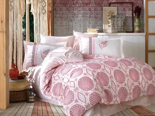 Diamond Çift Kişilik Nevresim Takımı Bordo | Hobby