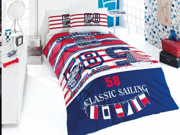 Sailing 100% Cotton Single Duvet Cover Set | Best Class
