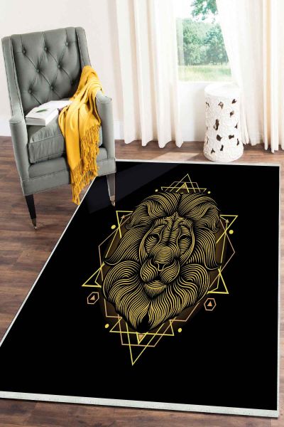 Birkilim Yıkanabilir Dekoratif Halı İpeksi Kaymaz Taban | MLN-IP-SD-266