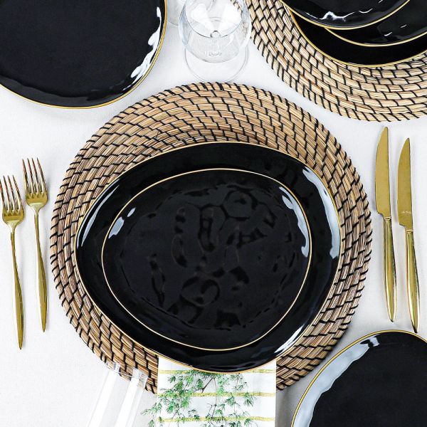 Gold Line Trior Sunum Seti 7 Parça | Keramika