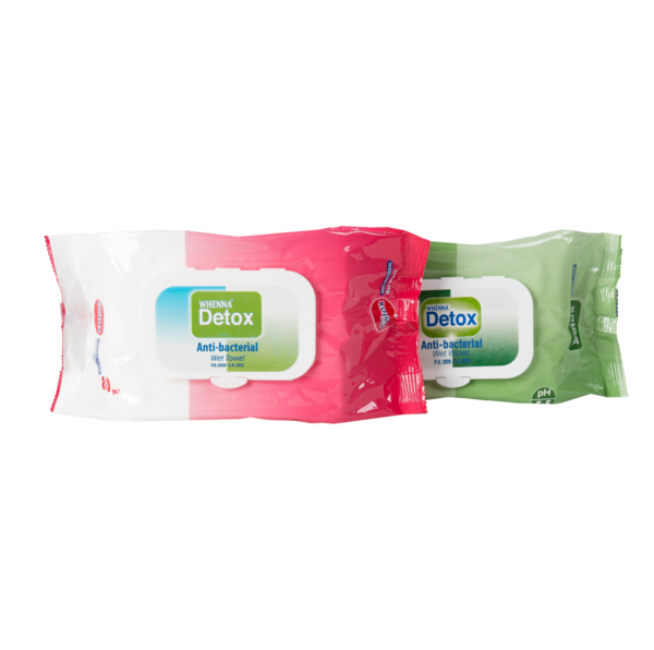 Antibakteriyel Islak Mendil | Kapaklı | 80 Adet | Whenna-0001