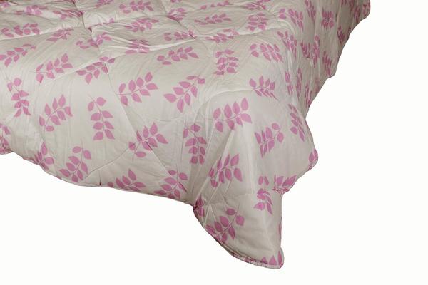 Ekvator Pembe Doğa Lüks Tek Kişilik Yorgan | Beyaz | ED-7005