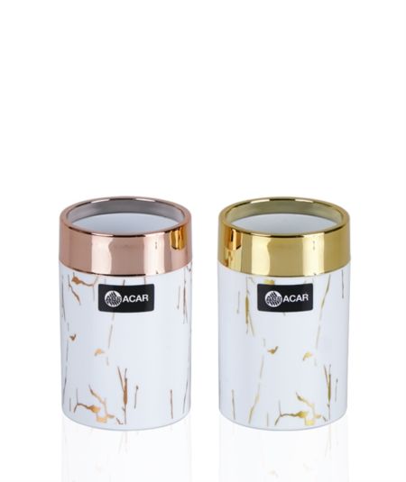 Akrilik Yuvarlak Diş Fırçalık