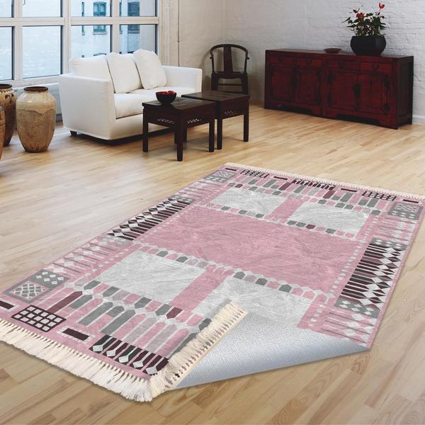 Milano Yıkanabilir Dekoratif Halı Kaymaz Taban | 8mm | MLN-DOT-HT942