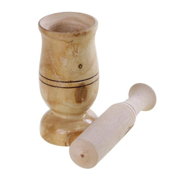 Ahşap Havan 2 Parça