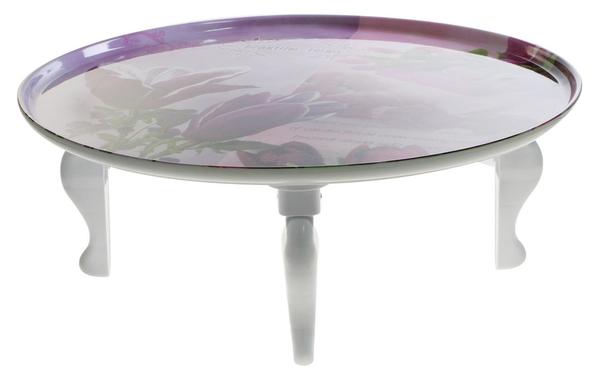 Yer Sofrası Lale Desenli Mor