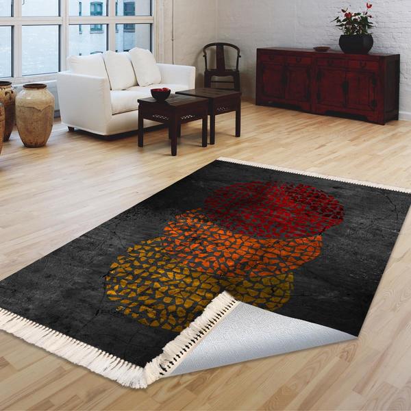 Milano Yıkanabilir Dekoratif Halı Kaymaz Taban | 8mm | MLN-DOT-HT924