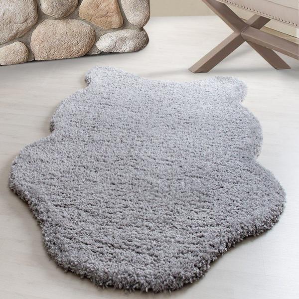 Ayyıldız Schaffel Shaggy Halı | Açık Gri | 1000-LightGrey