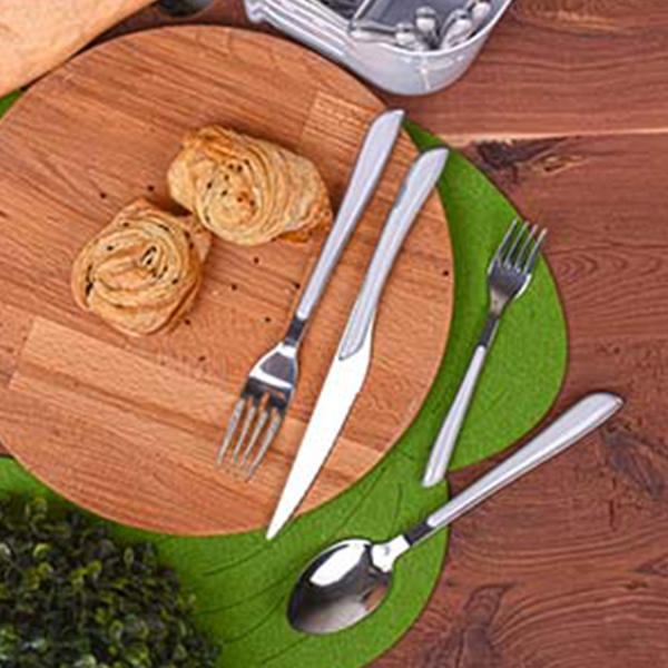 Beyaz Çatal Bıçak Seti 24 Parça 6 Kişilik | La Cusinette