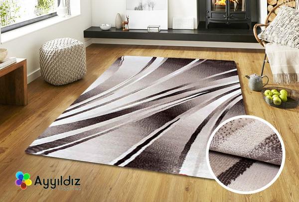 Ayyıldız Parma Halı 100% PP Heatset 12mm 1900gr | Kahverengi | 9210Brown