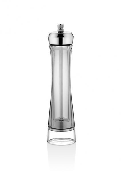 Vip Ahmet Transparent Smoked 21 Cm Salt Pepper Mill | VIPAHMET-VP-192