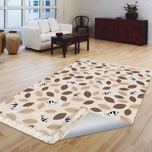 Milano Yıkanabilir Dekoratif Halı Kaymaz Taban | 8mm | MLN-DOT-HT956