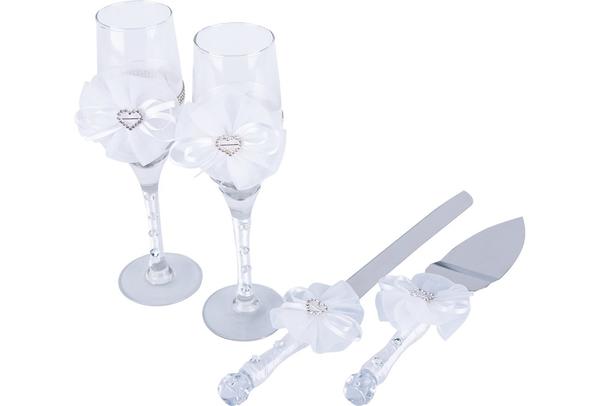 Bavary Düğün Pasta Kesme Seti Lüks | Hediye Kartonlu | By-zsl7-6