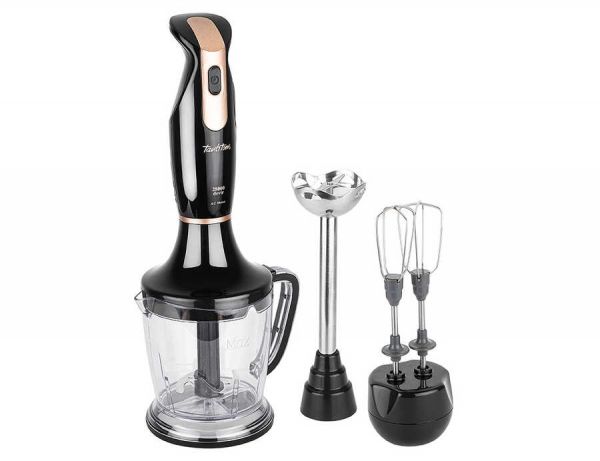 Tantitoni | Rose Gold Siyah Multi Blender Set
