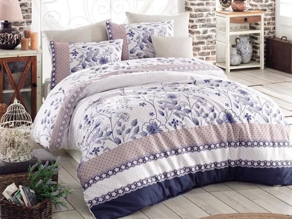 Sudenaz 100% Cotton Double Duvet Cover Set Blue | Best Class