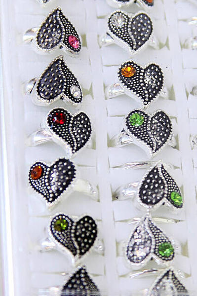 Heart Stone Ring 42-6125