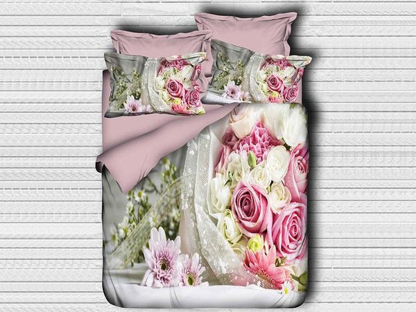 Best Class Digital Printed 3d Single Duvet Cover Set Bridal Flower | Best Class