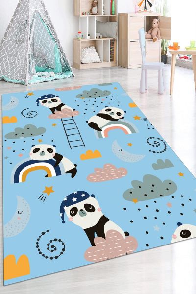 Birkilim Yıkanabilir Dekoratif Halı İpeksi Kaymaz Taban | MLN-IP-HP-679