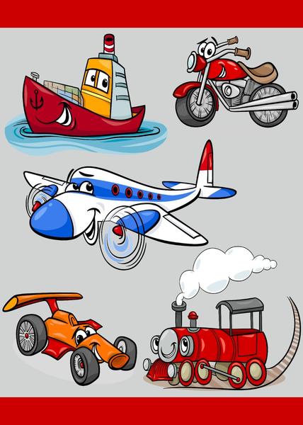 Bayev Çocuk Odası İçin Desenli Halı Araçlar - 70x110 cm