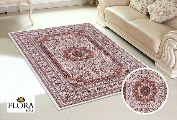 Flora Nostalji Collection Halı | Krem | F-1762A-Krem