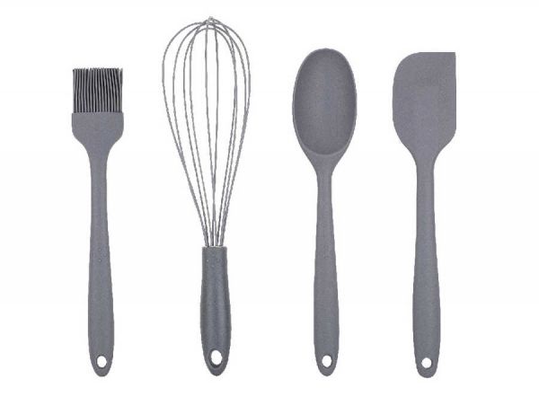 Tantitoni | Silikon Gri 4'lü Büyük Hazırlık Seti