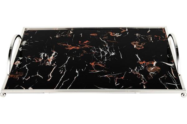 Marmor Desenli Tepsi | 39x26.5 cm | By-mb-s-b