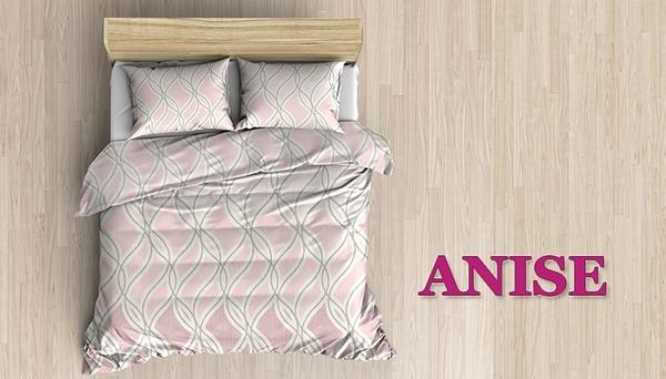 Kazel Ranforce Nevresim Takımı Çift Kişilik Anise 4 Parça | 581766