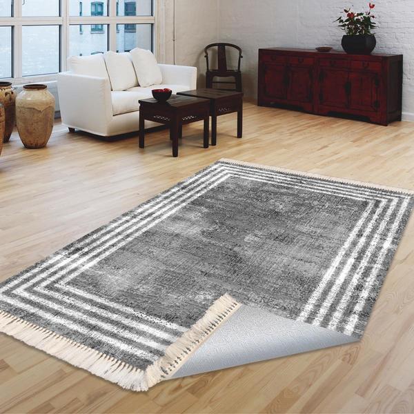 Milano Yıkanabilir Dekoratif Halı Kaymaz Taban | 8mm | MLN-DOT-HT485