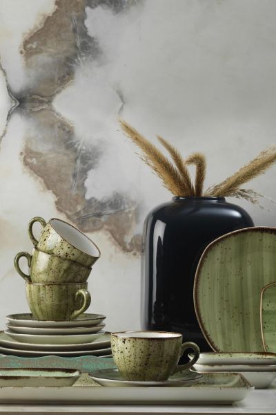 Kütahya Porselen Corendon 30 Parça Kahvaltı Takımı Yeşil