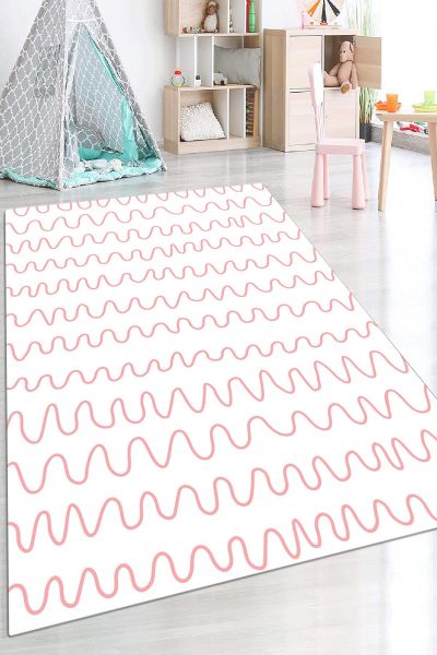 Birkilim Yıkanabilir Dekoratif Halı İpeksi Kaymaz Taban | MLN-IP-HP-593