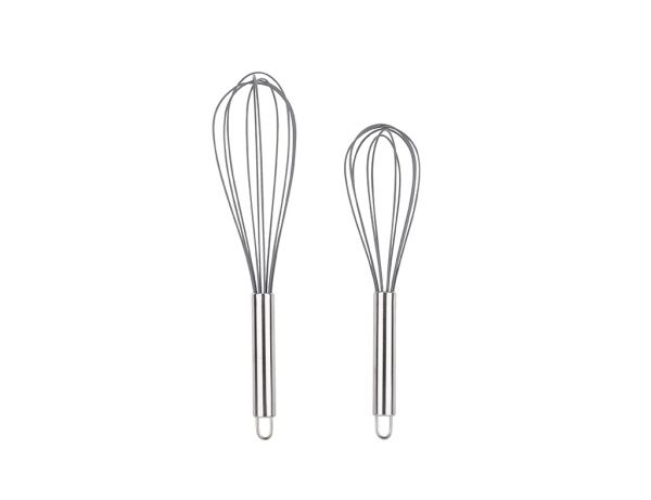 Tantitoni | Metal Saplı Gri Silikon Çırpıcı Seti