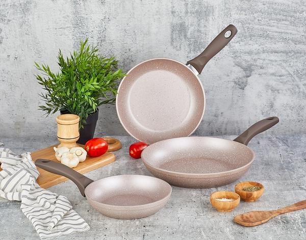 Papilla Vilma Dövme 3 Lü Tava Set-(18-22-26cm)