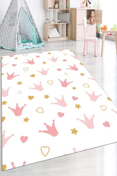 Birkilim Yıkanabilir Dekoratif Halı İpeksi Kaymaz Taban | MLN-IP-HP-604