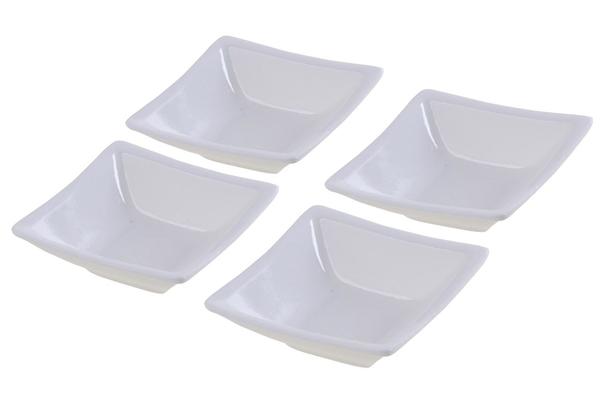 Almina 4 Parça Servis Kase Seti Sade | Beyaz | AL-8075