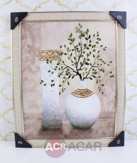 Acar Mutfak | Tek Parca Dekoratif Tablo | Bej | 47cm x 57cm