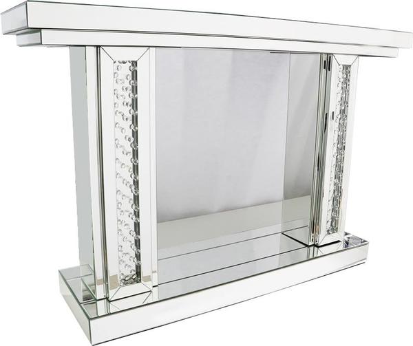 Dekonaz Dekoratif Taş Süslemeli Aynalı Masa | 85x120cm