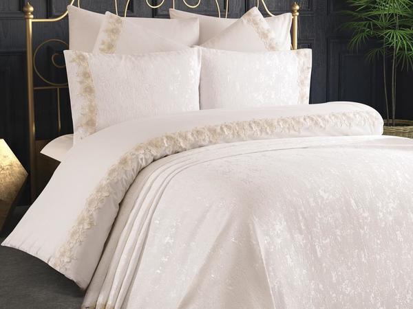 Traum Braut Set 7 Stück Creme Cappucino