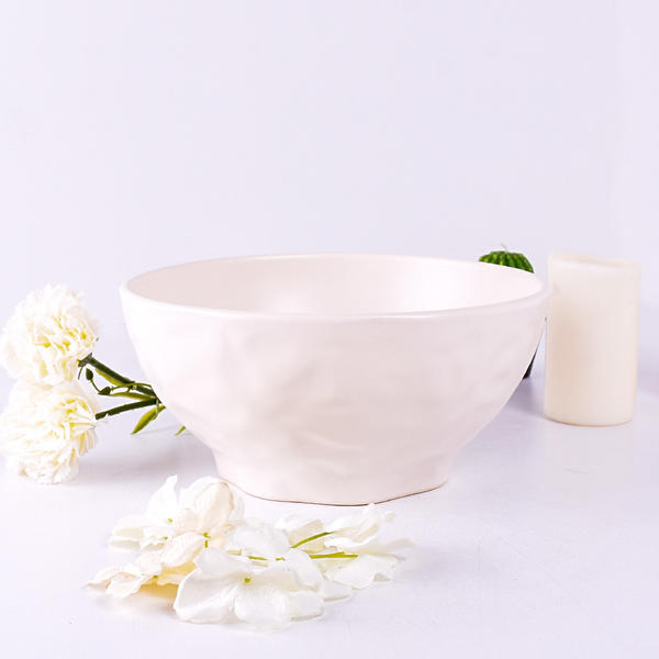 صحن سلطة عضوي مات أوف وايت 23 سم | كيراميكا